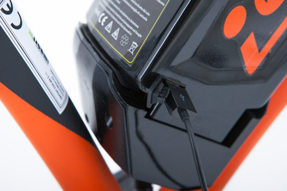 Mountain Bike Elettrica IFM Arancione Nero con Batteria Litio 36V/8Ah