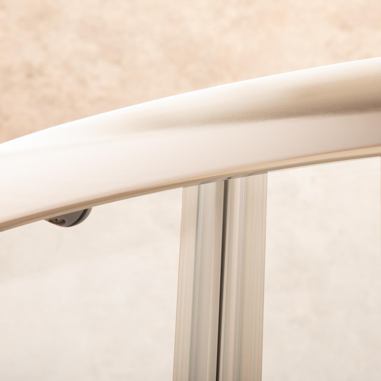 Box Doccia Itria 80x80cm Semicircolare Vetri 6mm Satinati