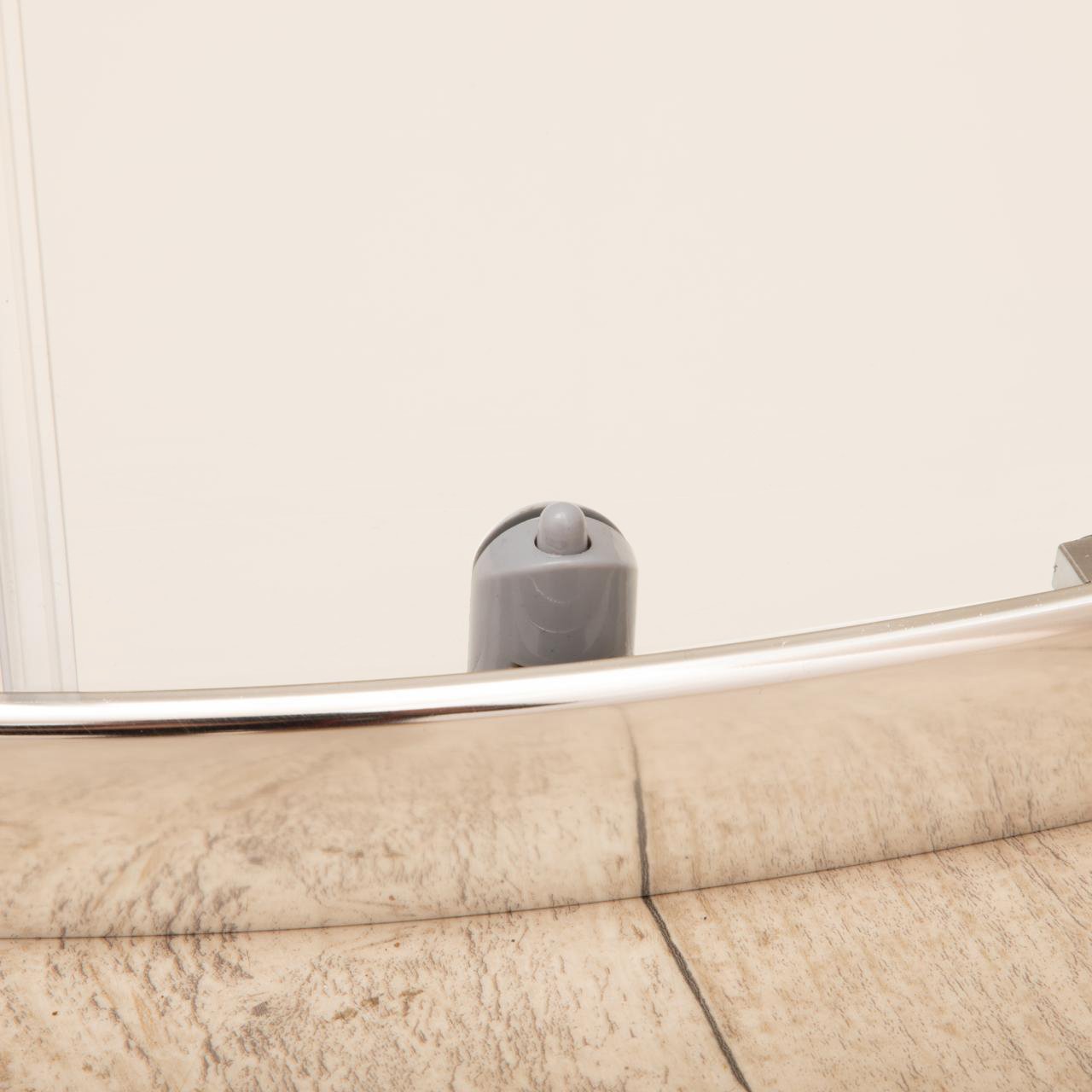 Box Doccia Itria 80x80cm Semicircolare Vetri 6mm Satinati