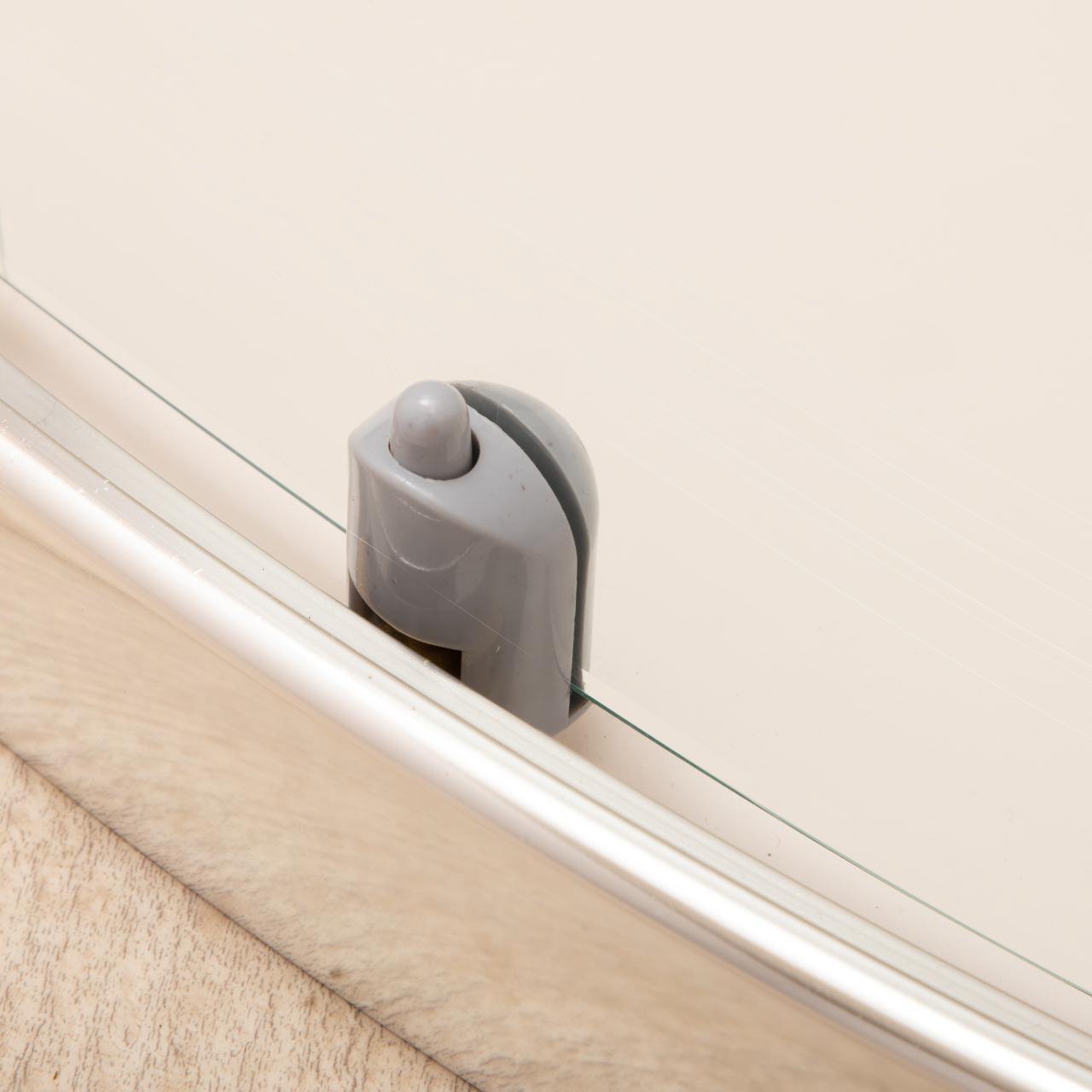 Box Doccia Itria 80x80cm Semicircolare Vetri 6mm Satinati