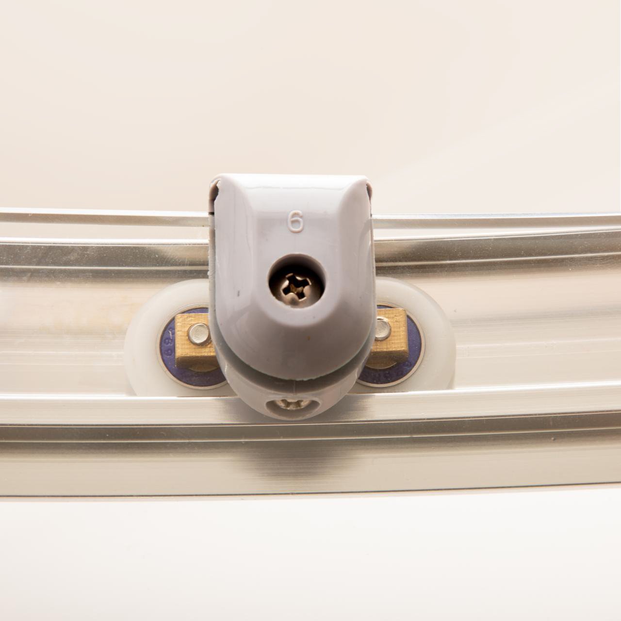 Box Doccia Itria 80x80cm Semicircolare Vetri 6mm Satinati