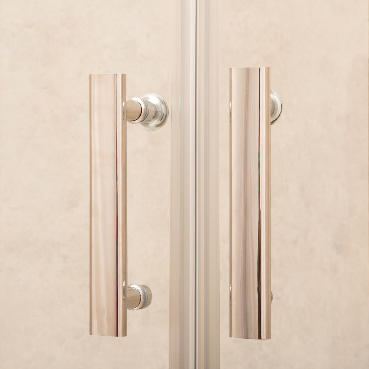 Box Doccia Itria 80x80cm Semicircolare Vetri 6mm Satinati