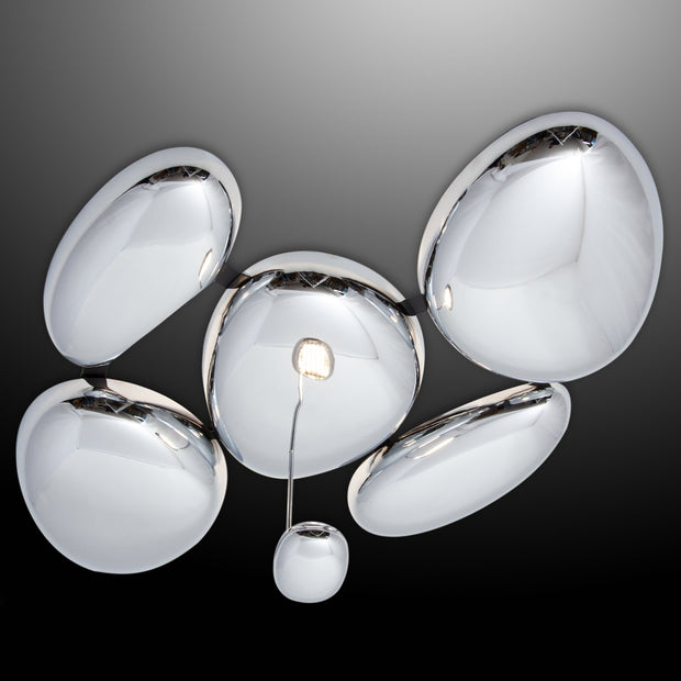 Lampadario a Led Prua Design 5B per Salotto Moderno