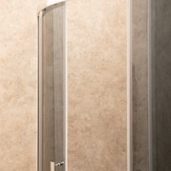 Cabina Box Doccia Vetri 6mm FUME' Telaio Inox 80x80