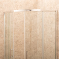 Cabina Box Doccia Vetri 6mm Trasparente Telaio Alluminio 80x80