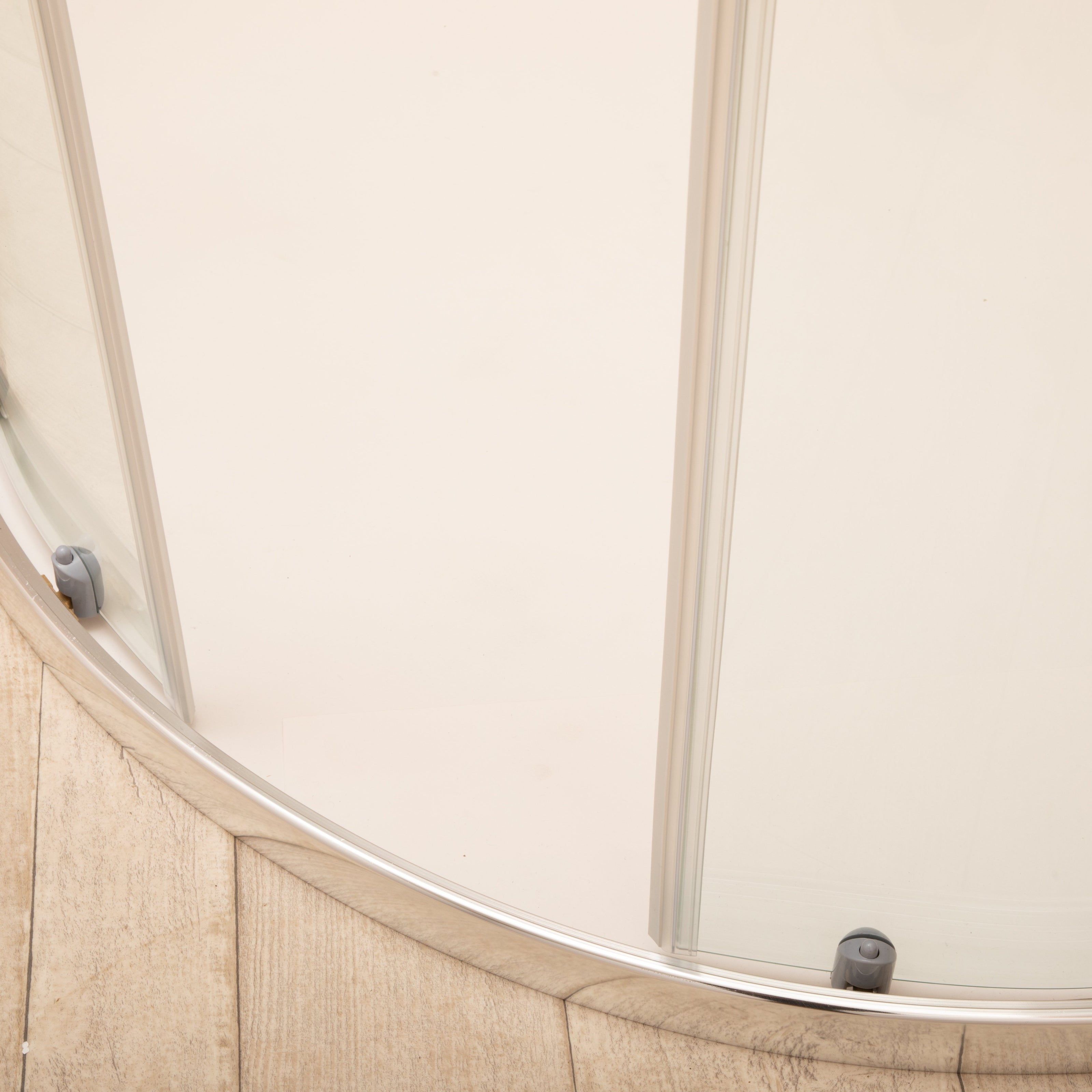 Cabina Box Doccia Vetri 6mm Trasparente Telaio Alluminio 80x80