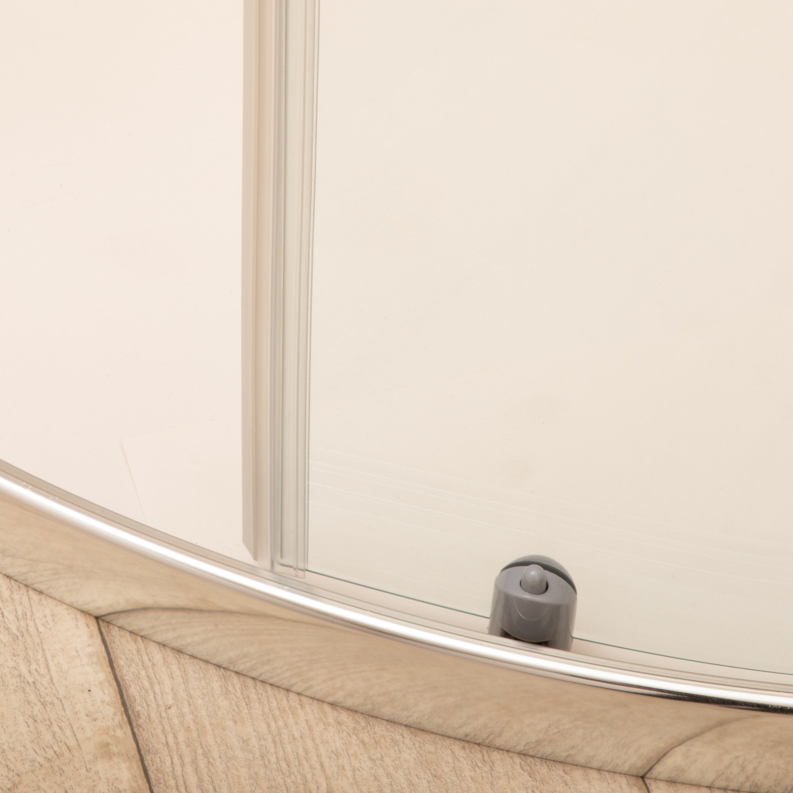Cabina Box Doccia Vetri 6mm Trasparente Telaio Alluminio 80x80