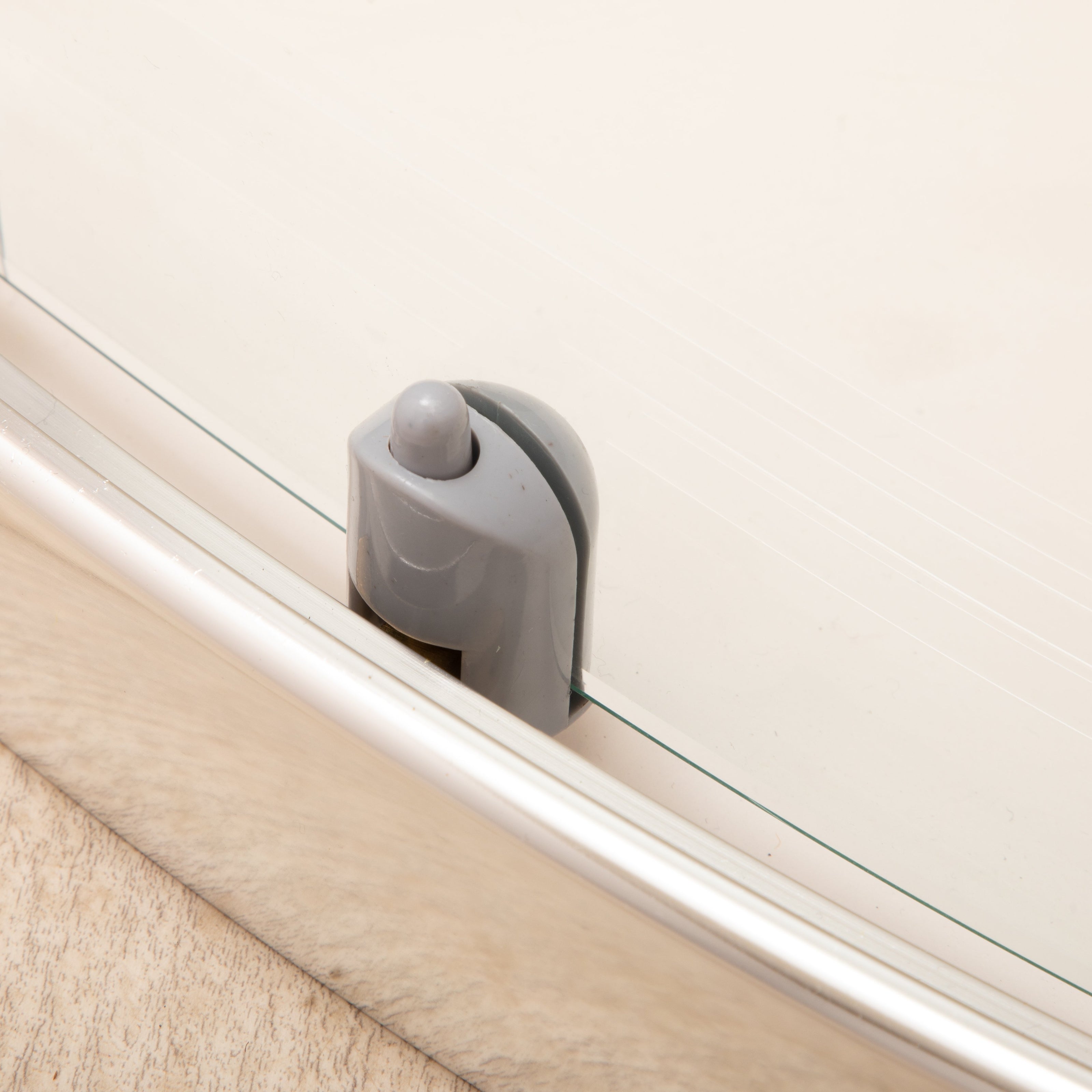 Cabina Box Doccia Vetri 6mm Trasparente Telaio Alluminio 80x80