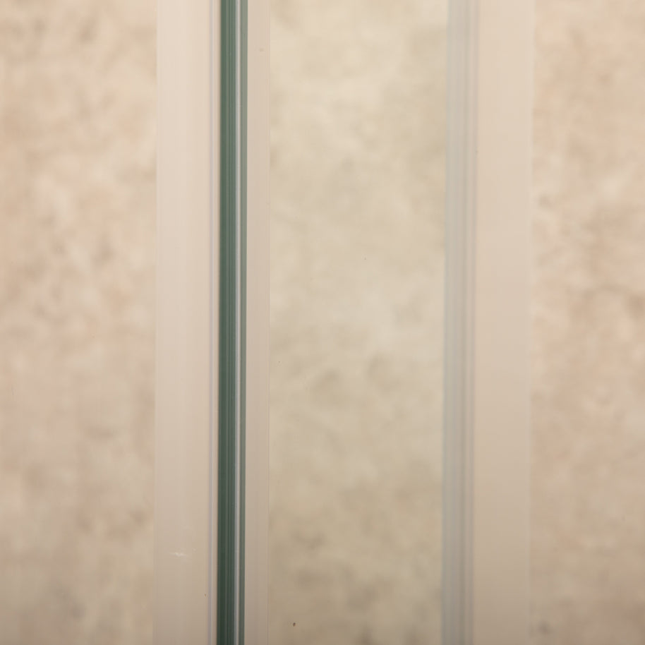 Cabina Box Doccia Vetri 6mm Trasparente Telaio Alluminio 80x80