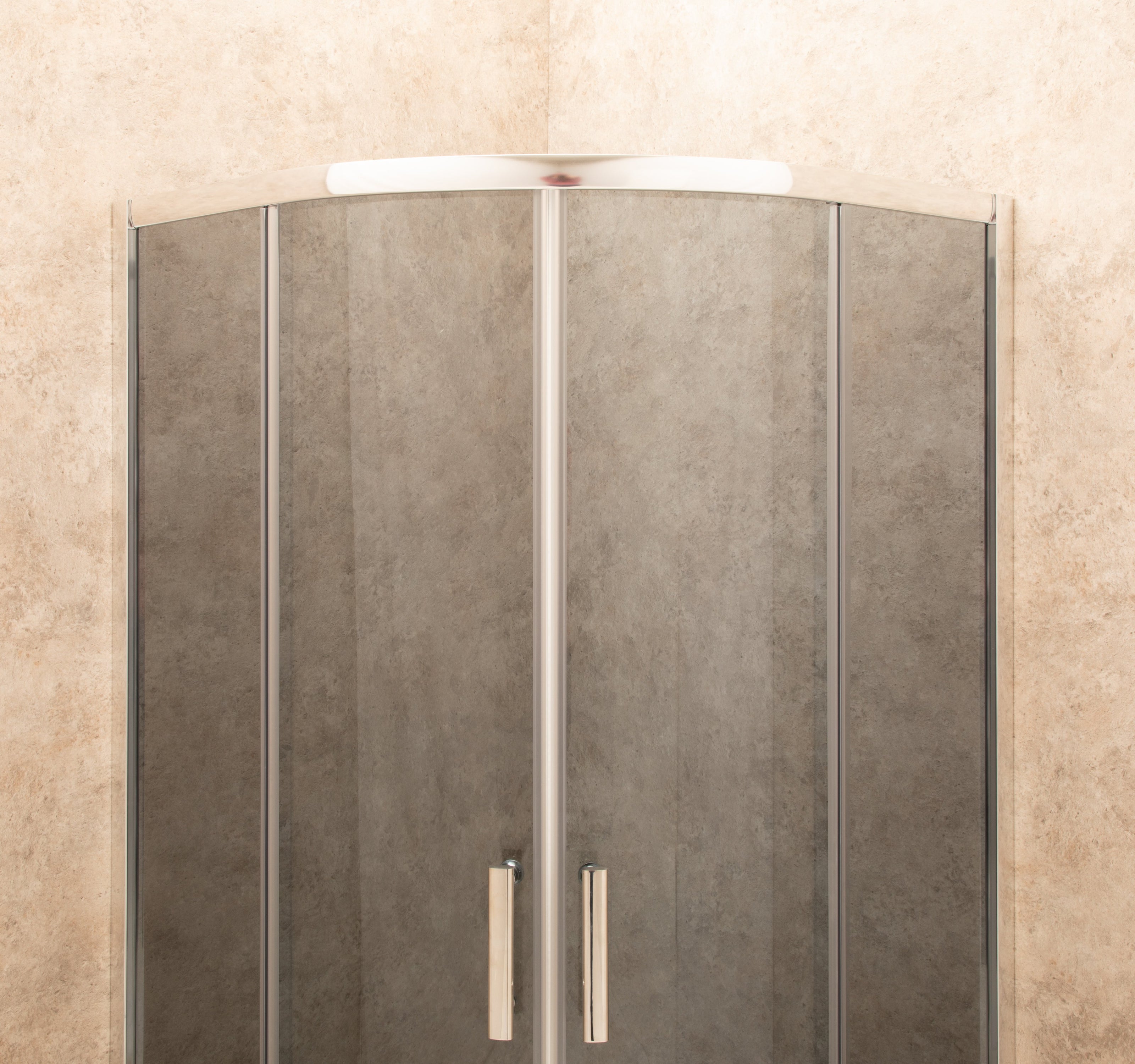Cabina Box Doccia Vetri 6mm FUME' Telaio Alluminio 90x90