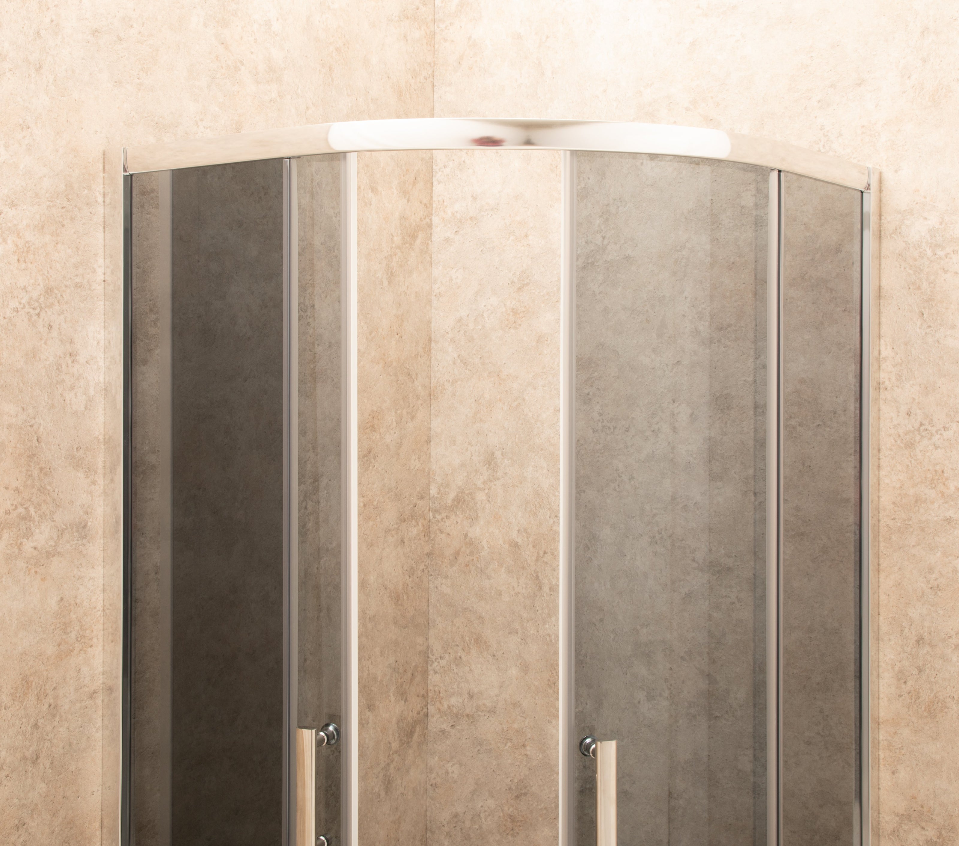 Cabina Box Doccia Vetri 6mm FUME' Telaio Alluminio 90x90