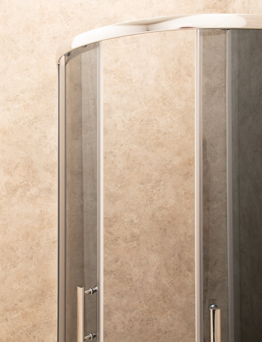 Cabina Box Doccia Vetri 6mm FUME' Telaio Alluminio 90x90