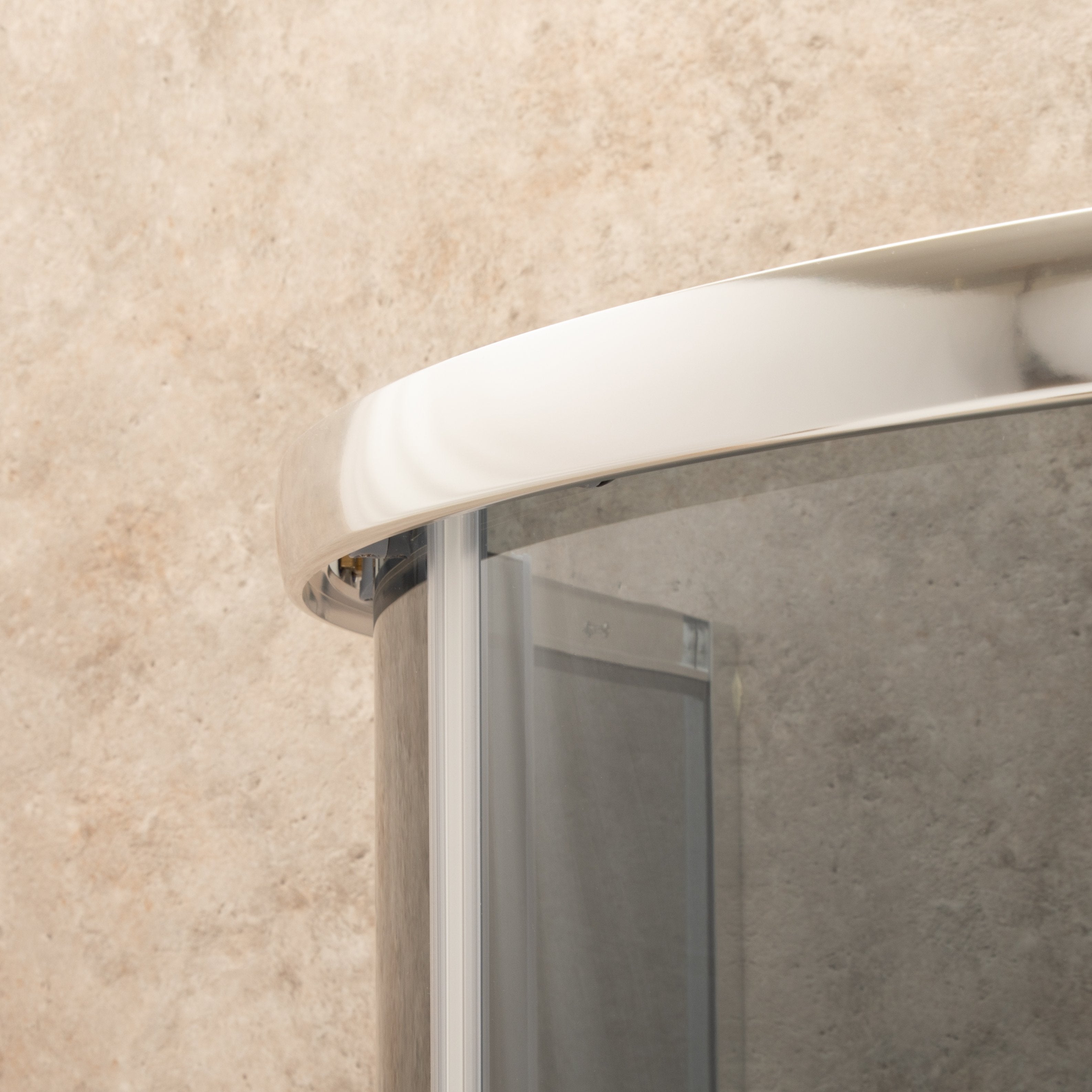 Cabina Box Doccia Vetri 6mm FUME' Telaio Alluminio 90x90