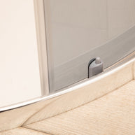 Cabina Box Doccia Vetri 6mm FUME' Telaio Alluminio 90x90