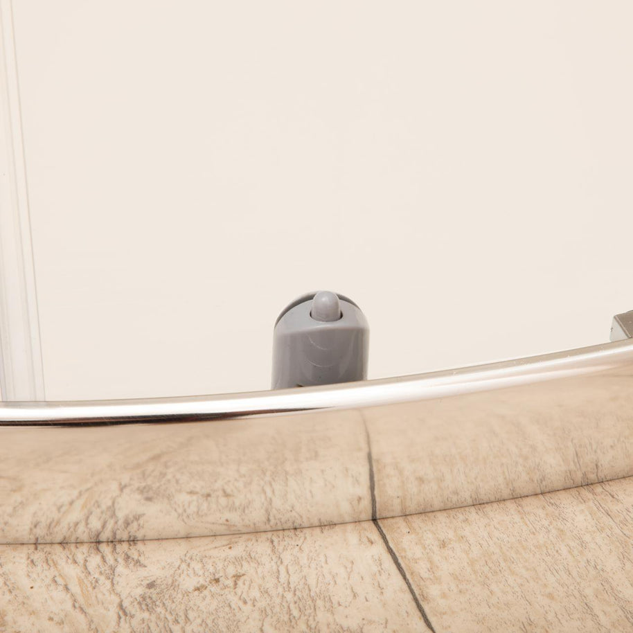 Box Doccia Itria 90x90cm Semicircolare Vetri Satinati 6mm