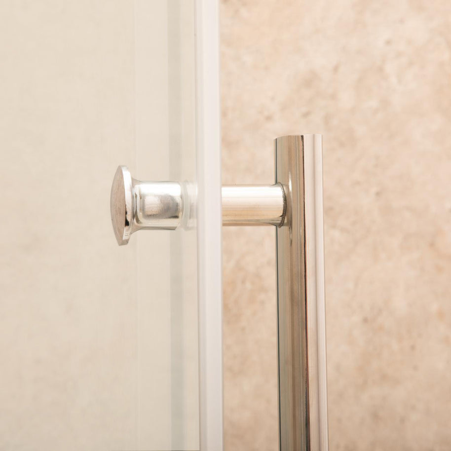 Box Doccia Itria 90x90cm Semicircolare Vetri Satinati 6mm