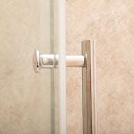 Box Doccia Itria 90x90cm Semicircolare Vetri Trasparenti 6mm