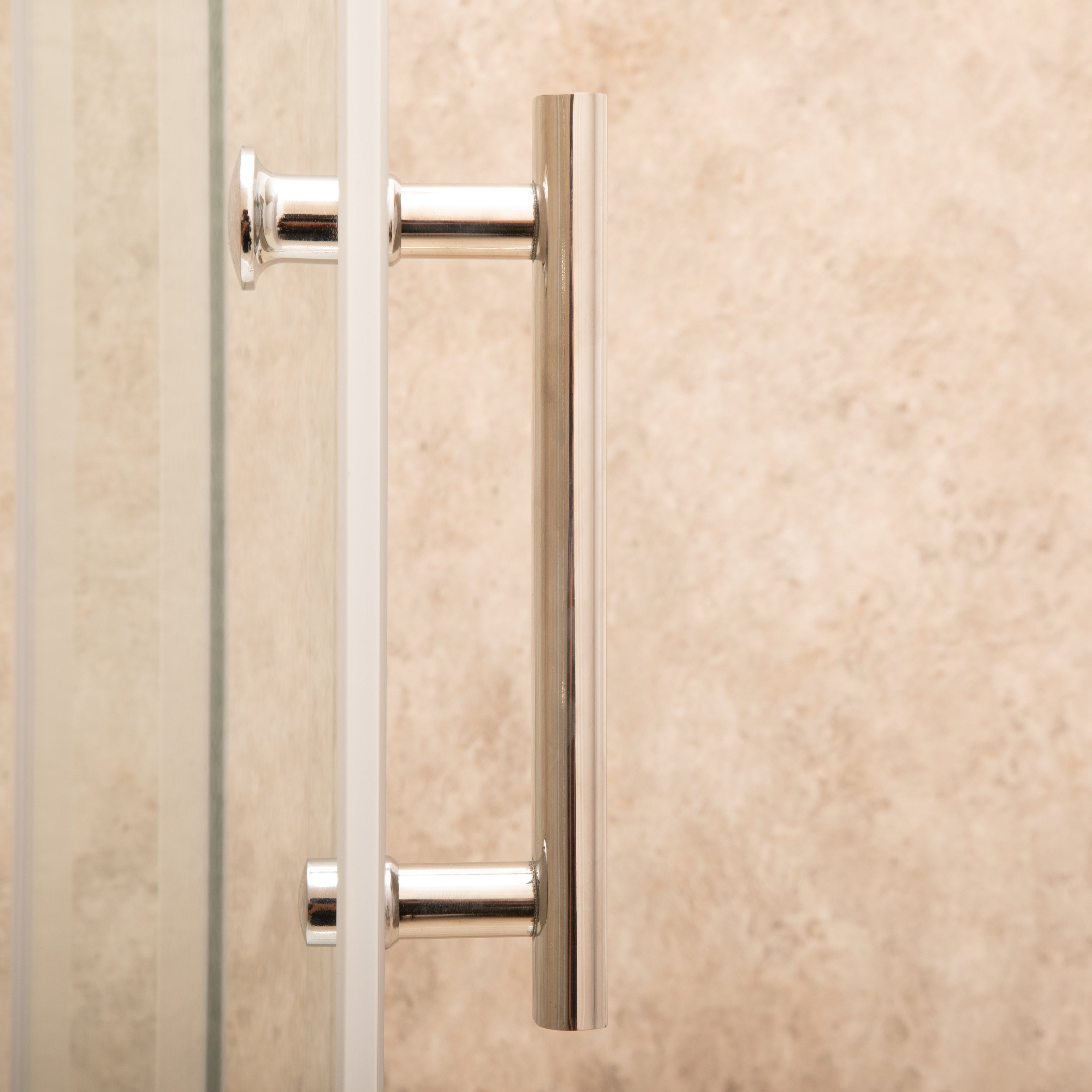 Box Doccia Itria 90x90cm Semicircolare Vetri Trasparenti 6mm