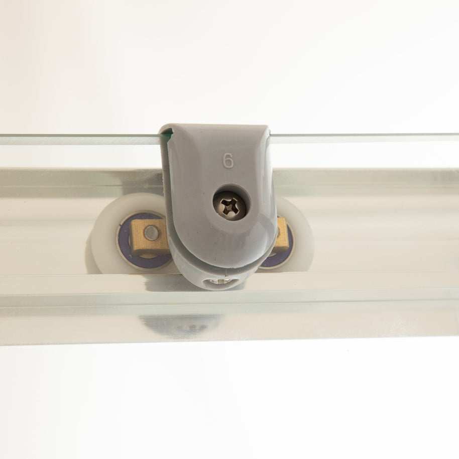 Cabina Box Doccia Vetri 6mm Trasparente Telaio Inox 90x90