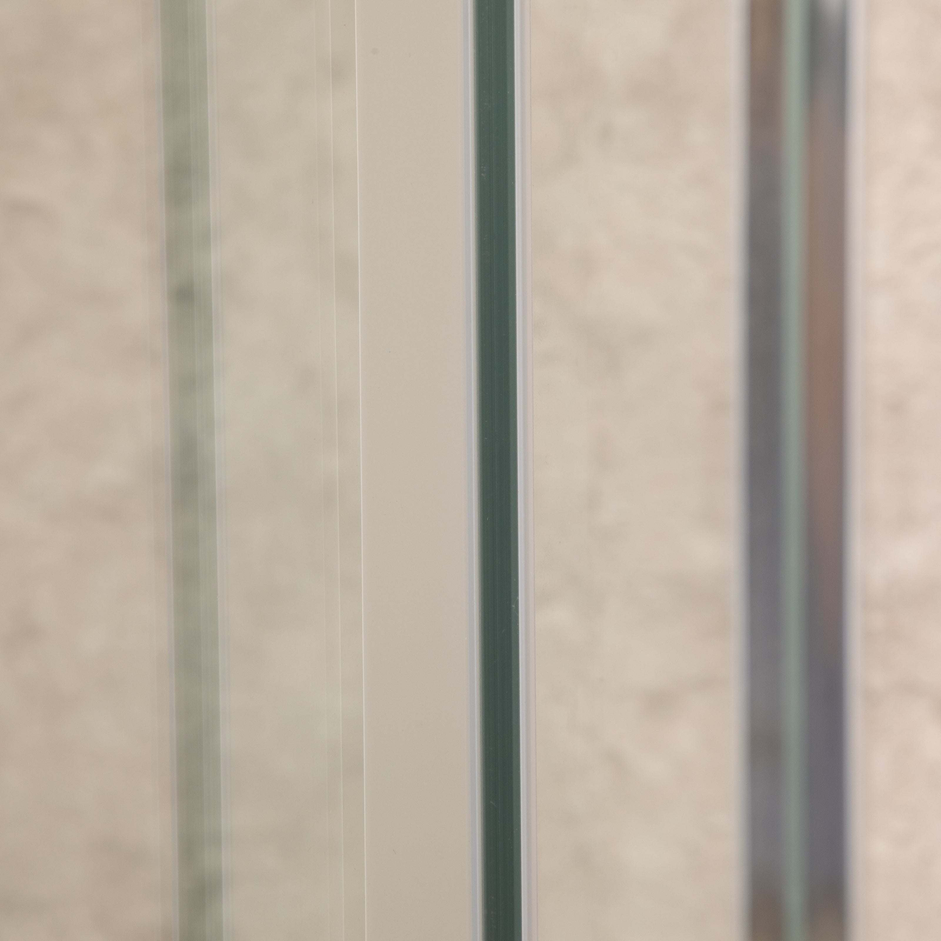 Cabina Box Doccia Vetri 6mm Trasparente Telaio Inox 90x90