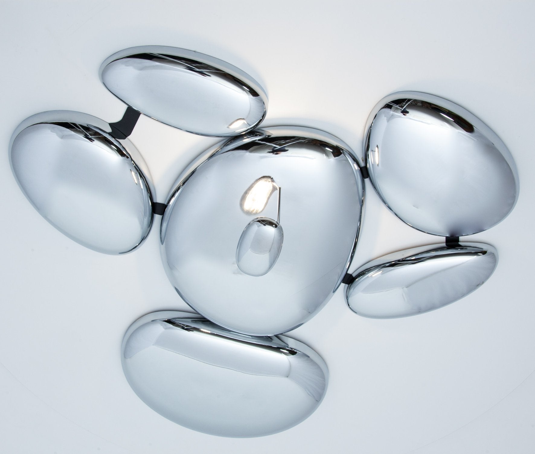 Lampadario a Led Prua Design 6B Luce Fredda per Salotto Moderno