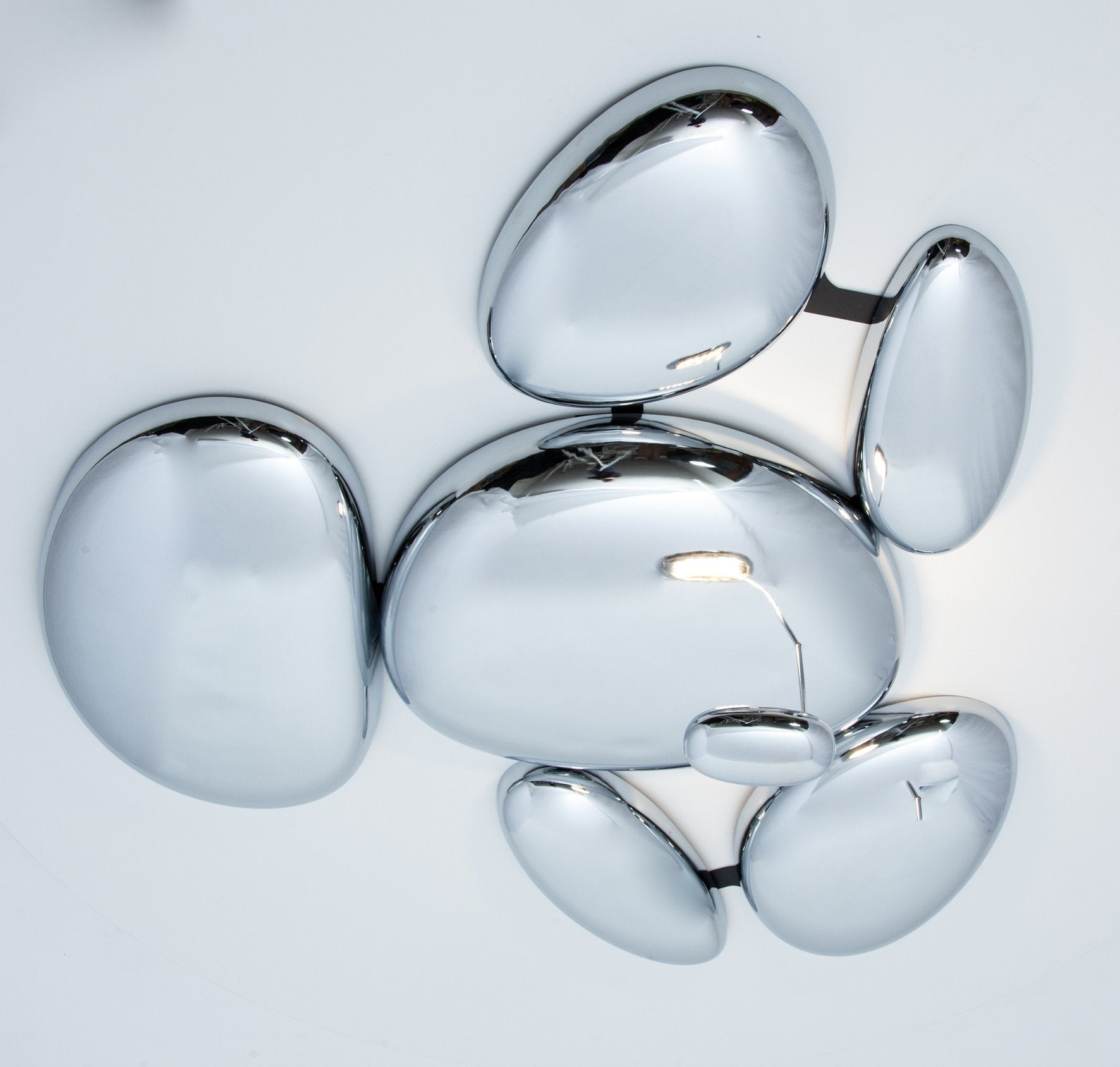 Lampadario a Led Prua Design 6B Luce Fredda per Salotto Moderno