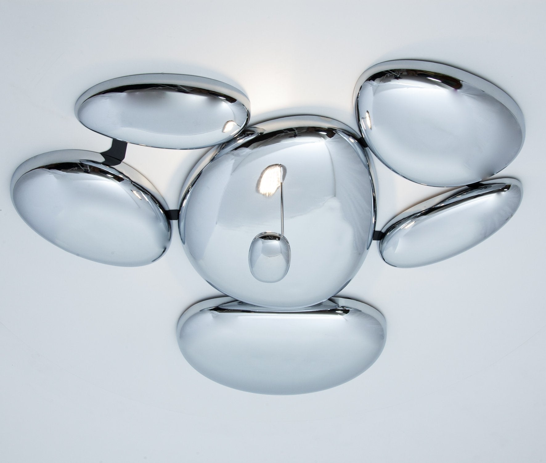 Lampadario a Led Prua Design 6B Luce Fredda per Salotto Moderno