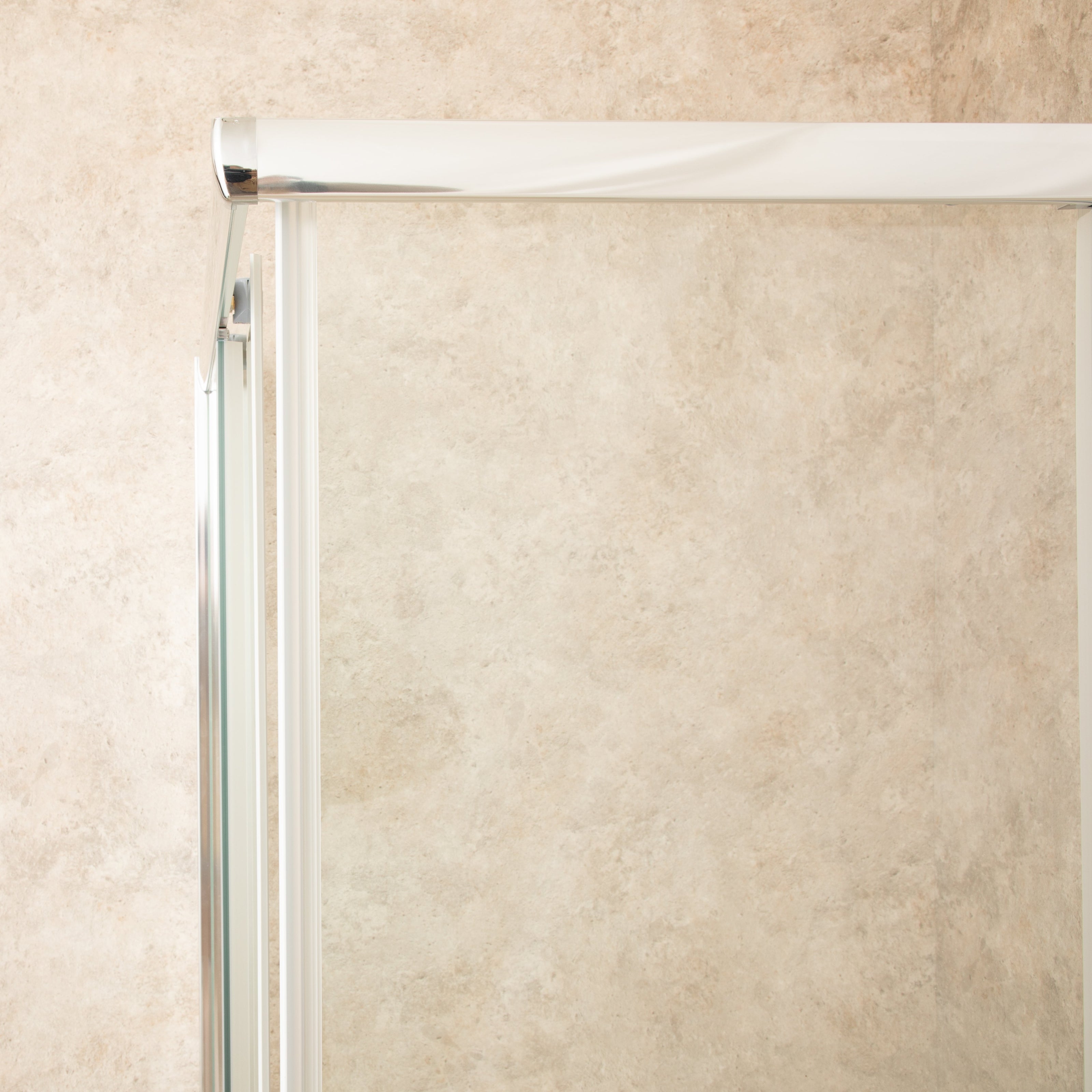 Doccia Itria 70x120cm Reversibile Vetri Trasparenti da 6mm e Alluminio