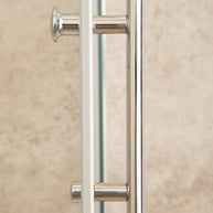 Cabina Box Doccia itria 70x120cm Vetri 6mm Trasparente Telaio Alluminio