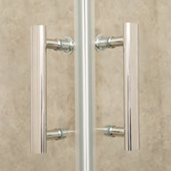 Cabina Box Doccia itria 70x120cm Vetri 6mm Trasparente Telaio Alluminio