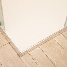 Cabina Doccia Vetri 6mm Frosted Telaio Alluminio 80x100