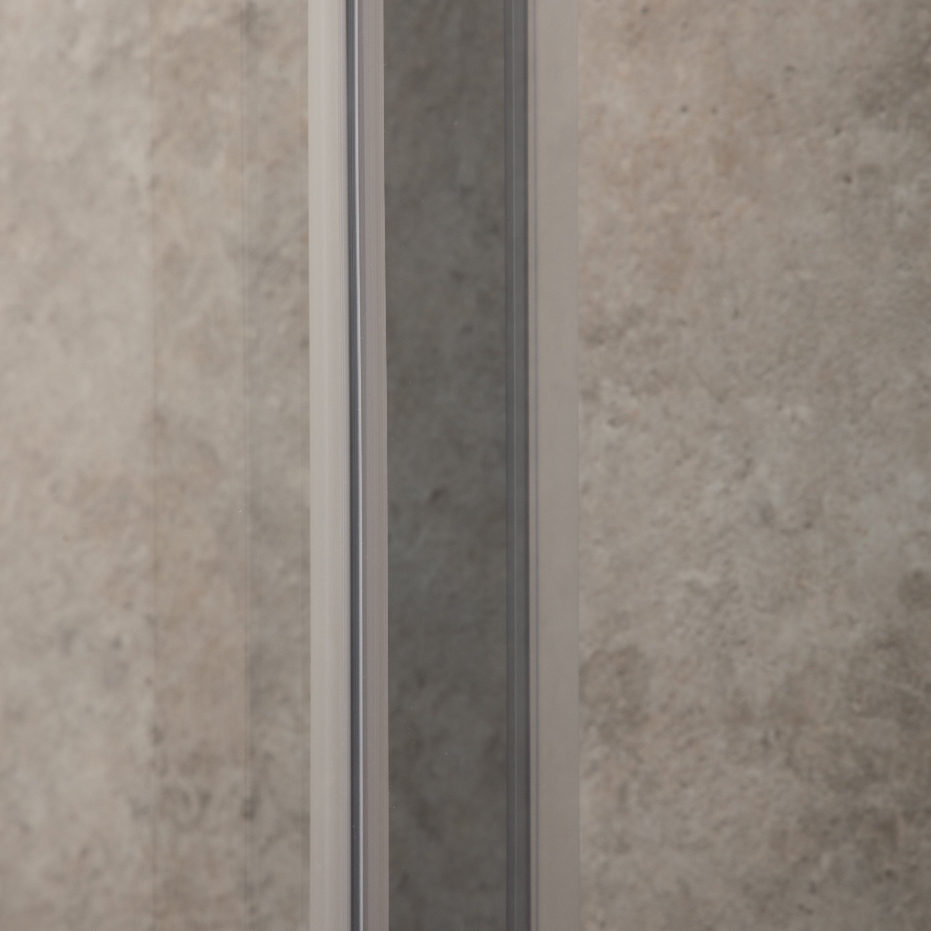 Doccia Itria 80x100cm Reversibile Vetri Fume' 6mm Telaio in Alluminio