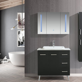 Mobile Arredo Bagno Space England 90 cm Moderno + Colonna Arredo