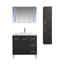 Mobile Arredo Bagno Space England 90 cm Moderno + Colonna Arredo