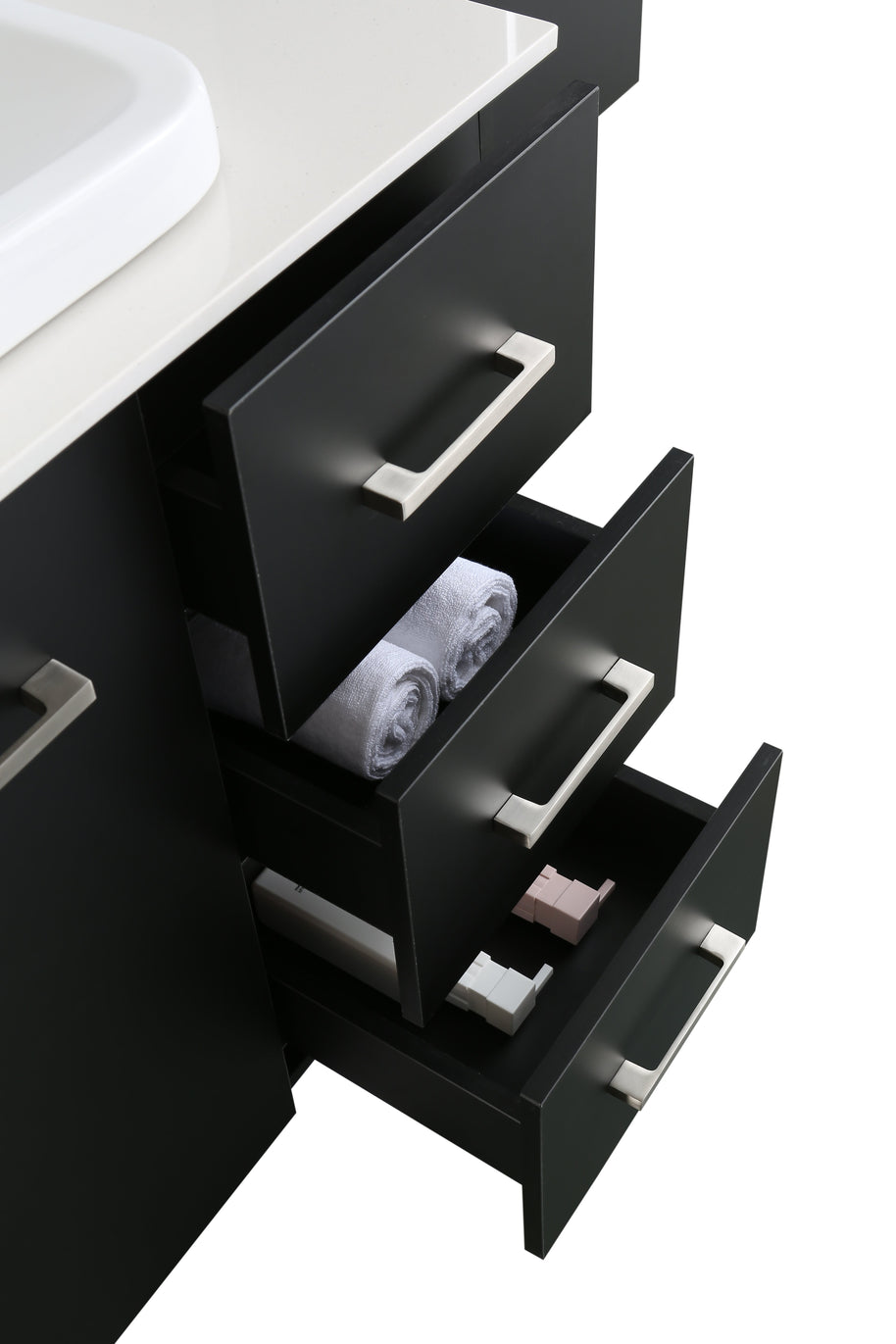 Mobile Arredo Bagno Space England 100 cm Moderno + Colonna Arredo