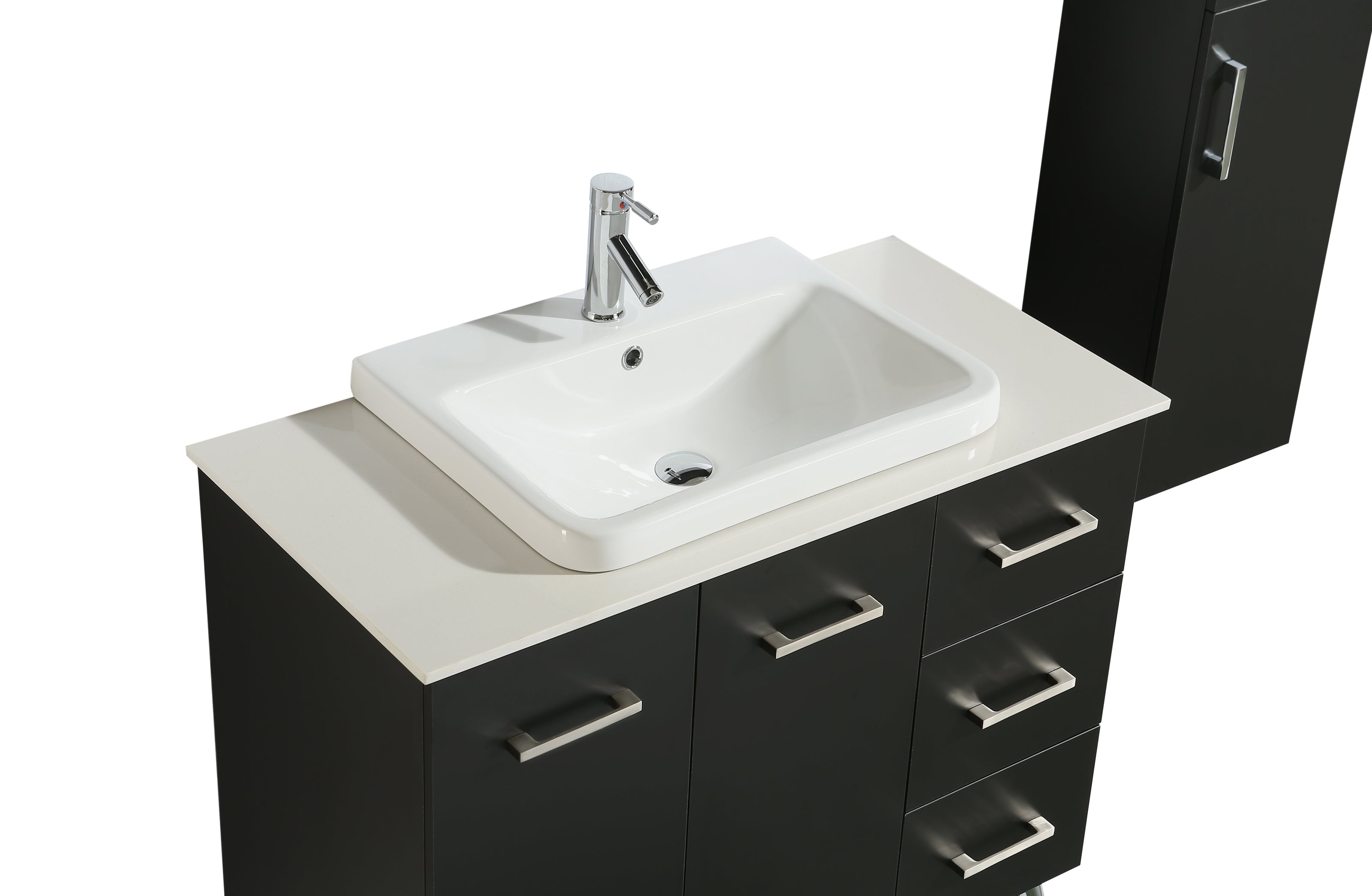 Mobile Arredo Bagno Space England 120 cm Moderno + Colonna Arredo