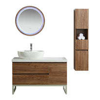 Mobile Arredo Bagno Paris 120 cm Moderno + Colonna Arredo
