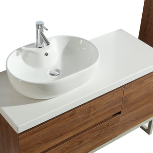 Mobile Arredo Bagno Paris 120 cm Moderno + Colonna Arredo