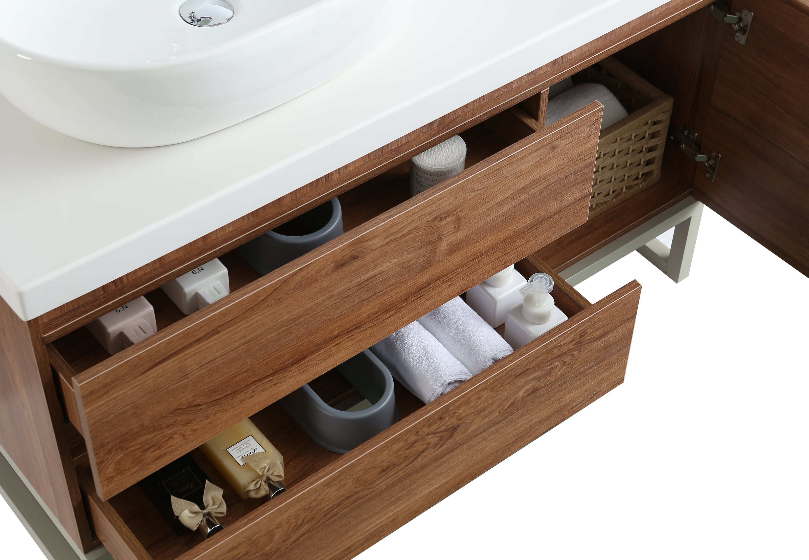 Mobile Arredo Bagno Paris 120 cm Moderno + Colonna Arredo