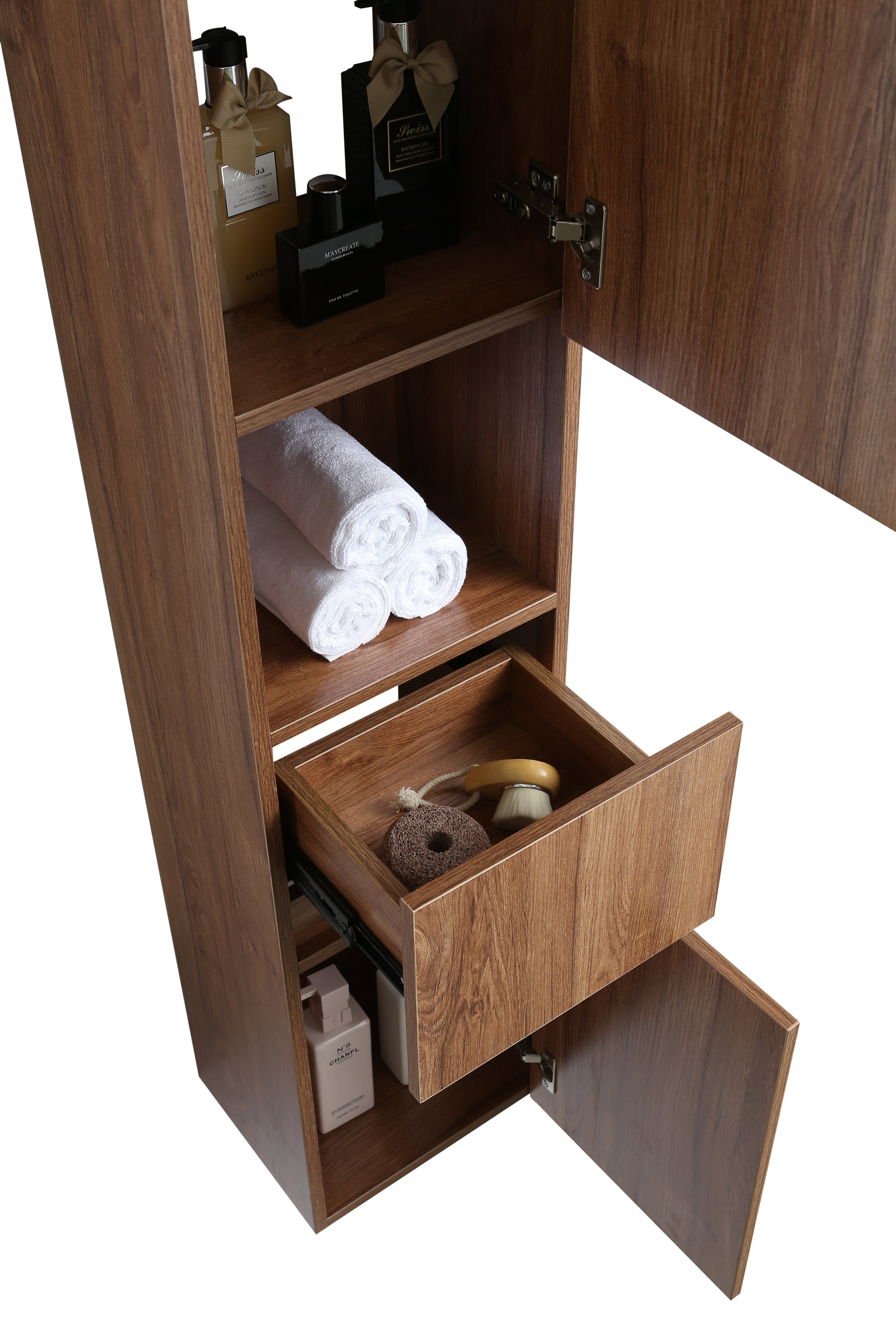 Mobile Arredo Bagno Paris 120 cm Moderno + Colonna Arredo