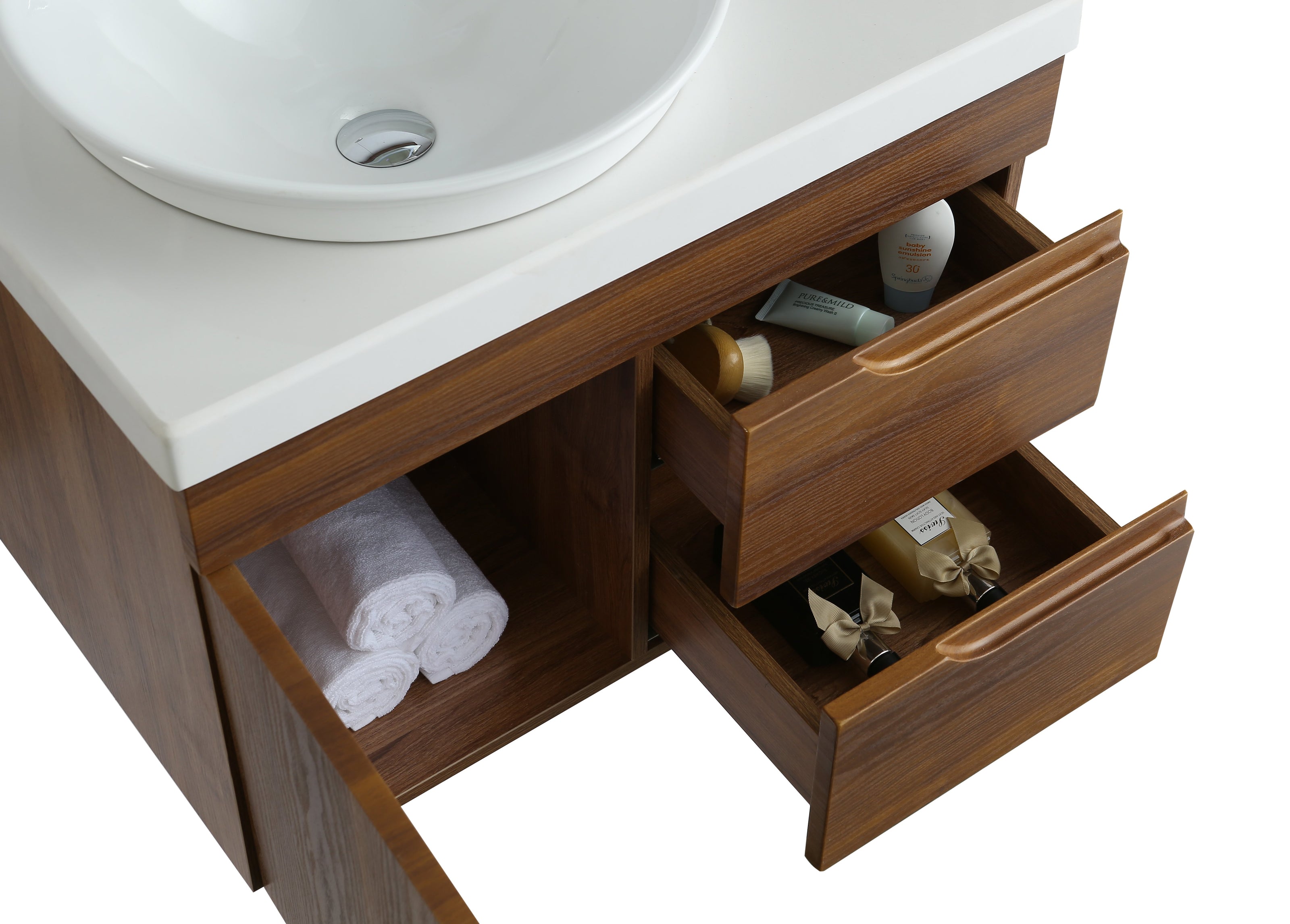 Mobile Arredo Bagno Las Vegas 70 cm Moderno + Colonna Arredo