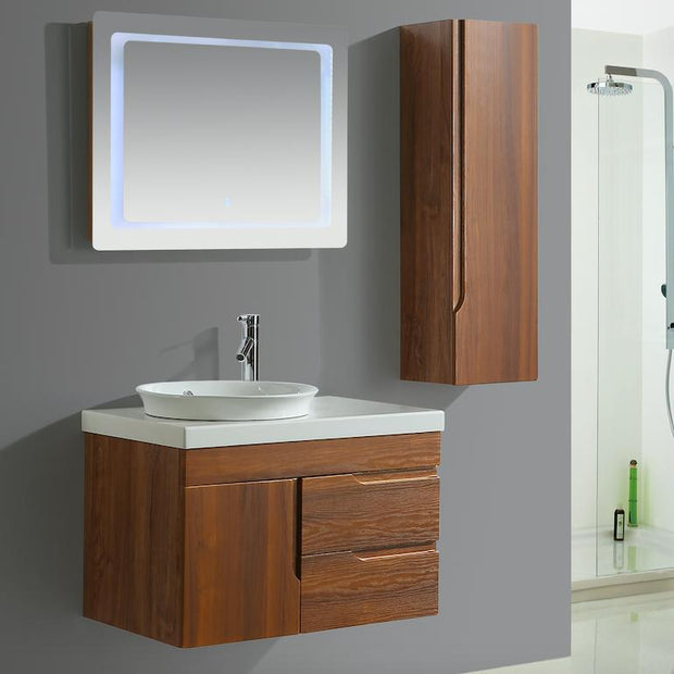 Mobile Arredo Bagno Las Vegas 80 cm Moderno + Colonna Arredo