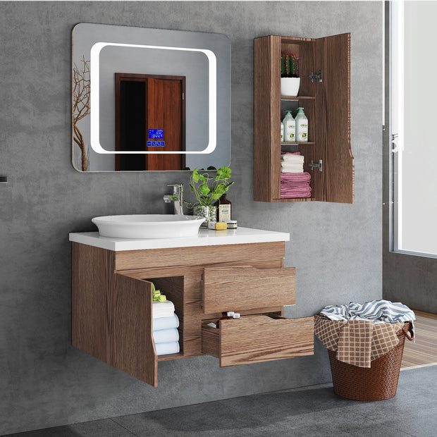 Mobile Arredo Bagno Las Vegas 80 cm Moderno + Colonna Arredo