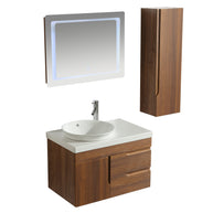 Mobile Arredo Bagno Las Vegas 80 cm Moderno + Colonna Arredo
