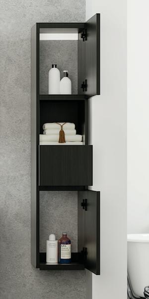 Mobile Arredo Bagno Tokyo 100 cm Moderno + Colonna Arredo