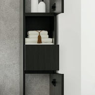 Mobile Arredo Bagno Tokyo 100 cm Moderno + Colonna Arredo
