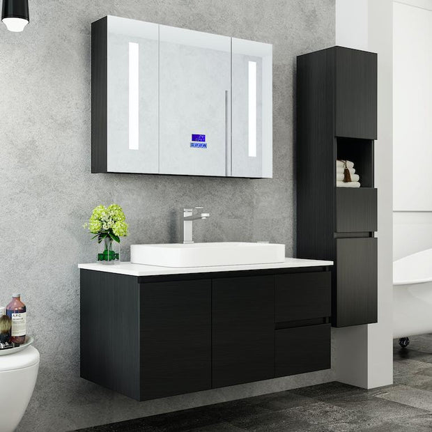 Mobile Arredo Bagno Tokyo 120 cm Moderno + Colonna Arredo