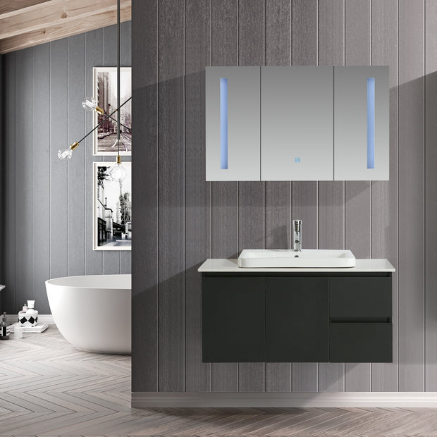 Mobile Arredo Bagno Tokyo 120 cm Moderno + Colonna Arredo