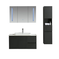 Mobile Arredo Bagno Tokyo 120 cm Moderno + Colonna Arredo