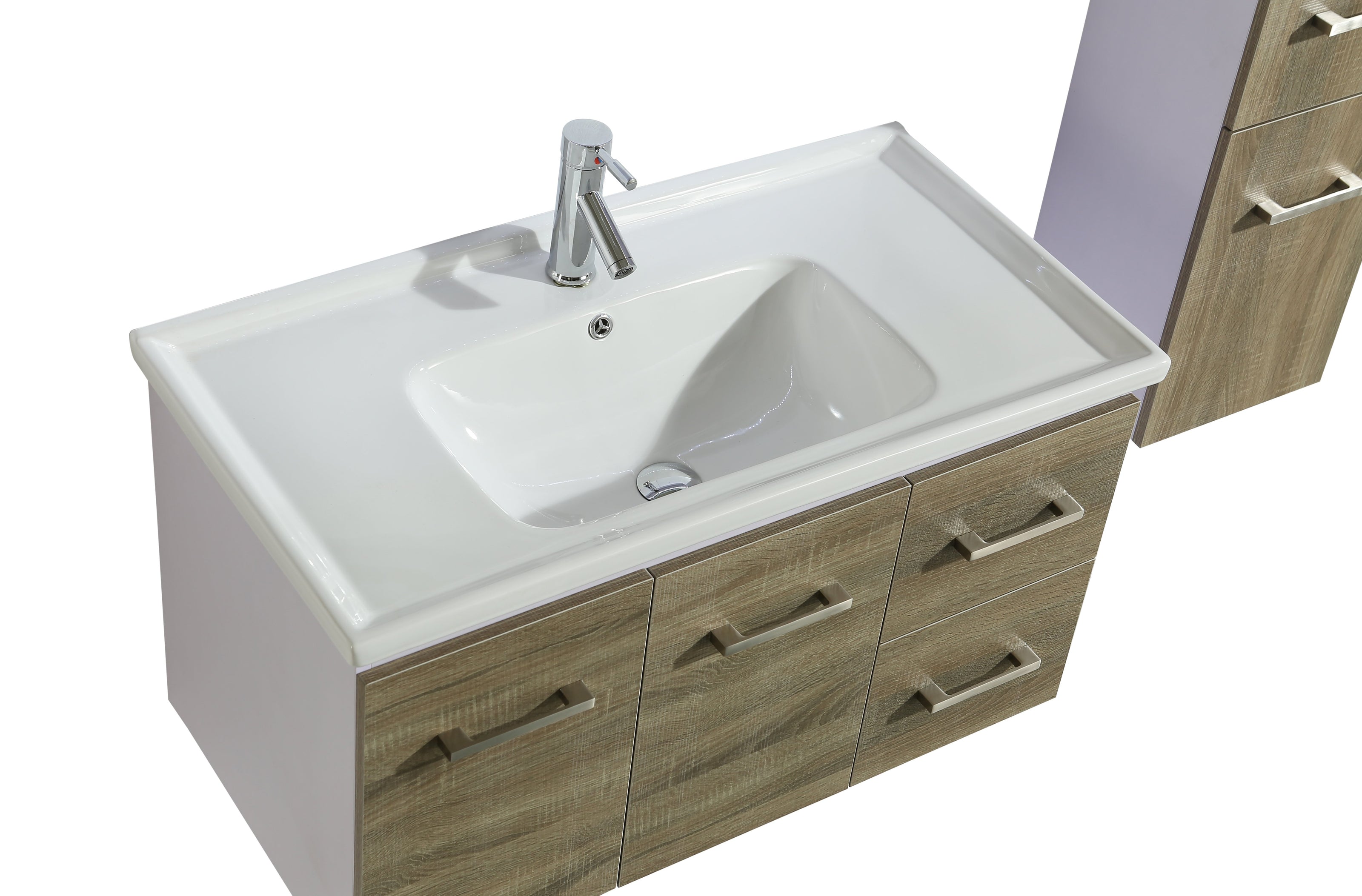 Mobile Arredo Bagno Istambul 90 cm Spazioso + Colonna Arredo